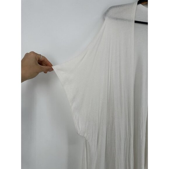 Lululemon Heart Opener Meditation Cloak Taryn Toomey White OS Wrap Cardi Read - Picture 2 of 9
